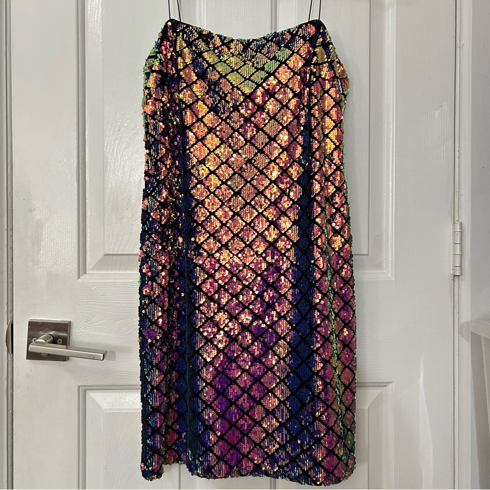 💫 Rainbow Sequin Party Dress 💫